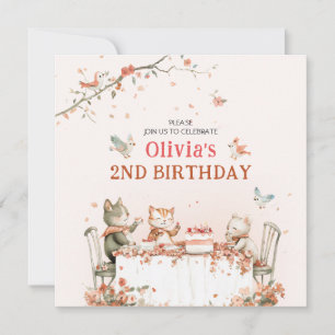 Party mit Katzen Einladung