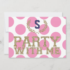 PARTY mit ME Pink Liebe  Sweet 16 Einladung