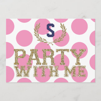 PARTY mit ME Pink Liebe Sweet 16 Einladung