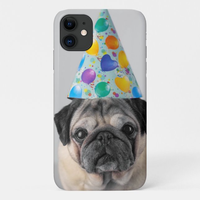 Party Mops Case-Mate iPhone Hülle (Rückseite)