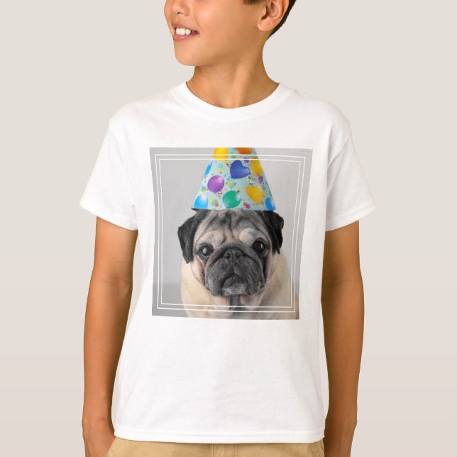 Party Mops T-Shirt (Vorderseite)