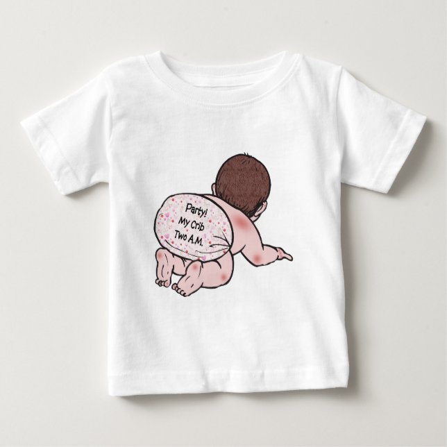 Party My Crib Baby T-shirt (Vorderseite)