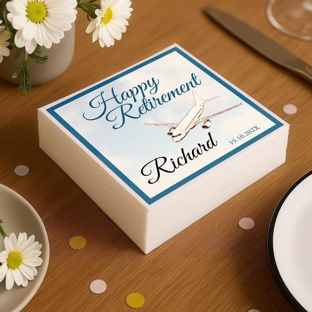 Party Napkins mit Flugzeugdesign Serviette (Von Creator hochgeladen)