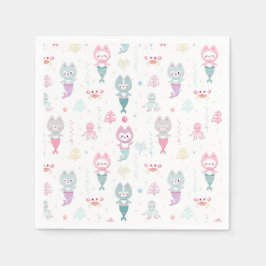 Party Napkins Nautical Themed Birthday Party. Serviette
