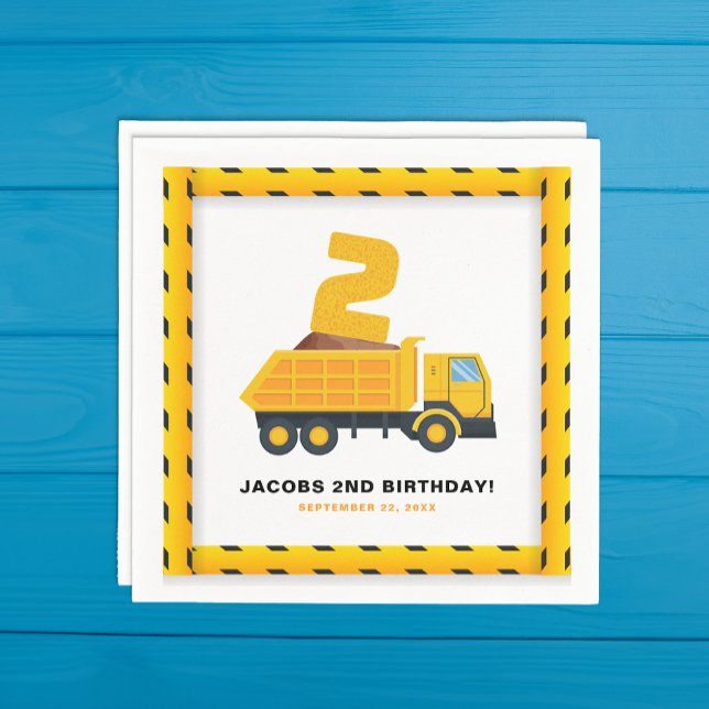 Party Napkins Serviette (2nd Birthday Party Napkin)