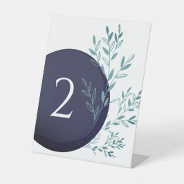 Party oder Hochzeit Tischnummern Sockelschild