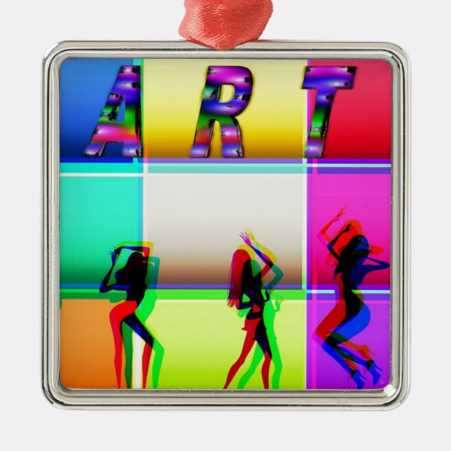 Party Ornament Aus Metall (Vorne)