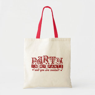 PARTY PANTS-Tasche - wählen Sie Stil & Farbe Tragetasche