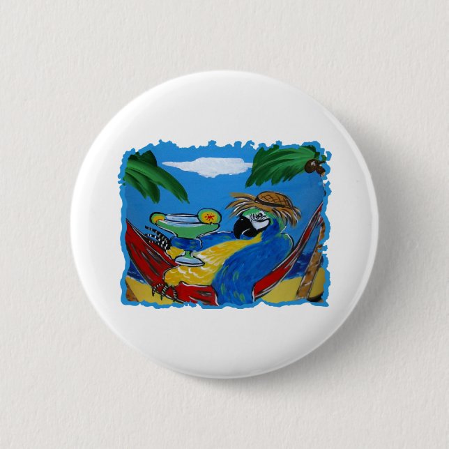 PARTY PAPAGEI BUTTON (Vorderseite)