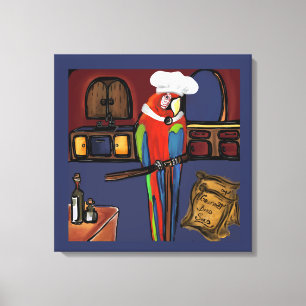 PARTY PAPAGEIEN          LEINWANDDRUCK