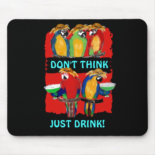 PARTY PAPAGEIEN MOUSEPAD (Vorne)