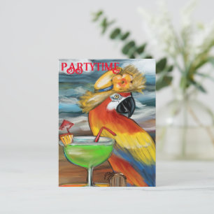 Party Papageien                Postkarte