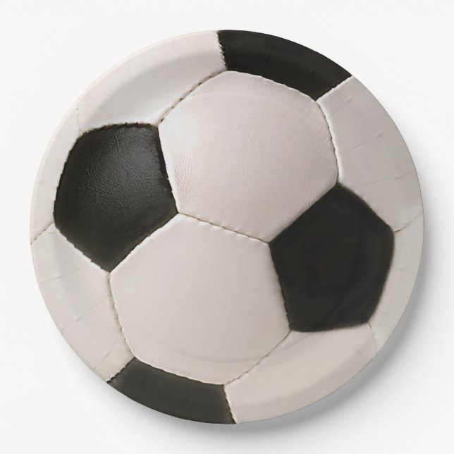 Party-Papierdruckpapier für Fußball-Teller Pappteller (Vorderseite)