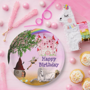 Party-Papierplatte 9" farbig Pappteller