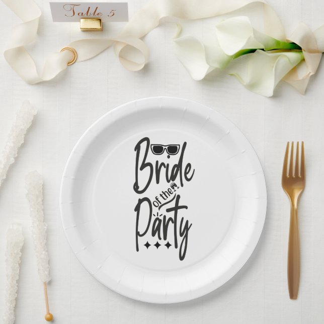 Party-Papierplatte Pappteller (Hochzeit)