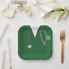 Party-Papiertafel für Krankenpfleger Pappteller