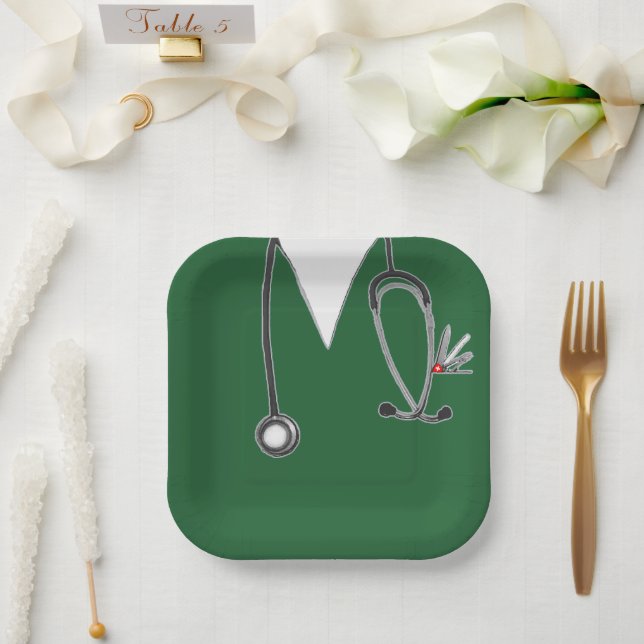 Party-Papiertafel für Krankenpfleger Pappteller (Hochzeit)