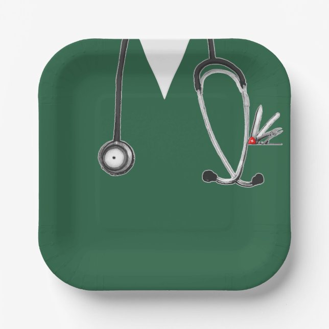 Party-Papiertafel für Krankenpfleger Pappteller (Vorderseite)