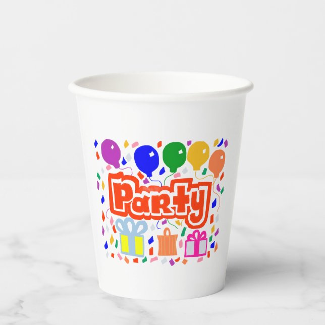 Party Pappbecher (Vorderseite)