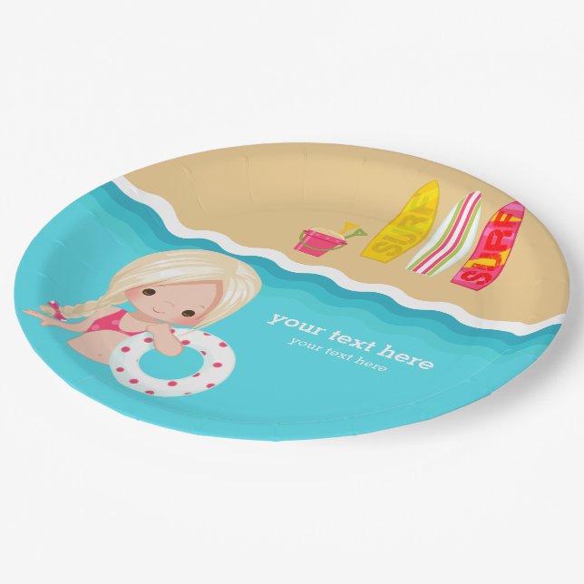 Party Pappteller (Schrägansicht)