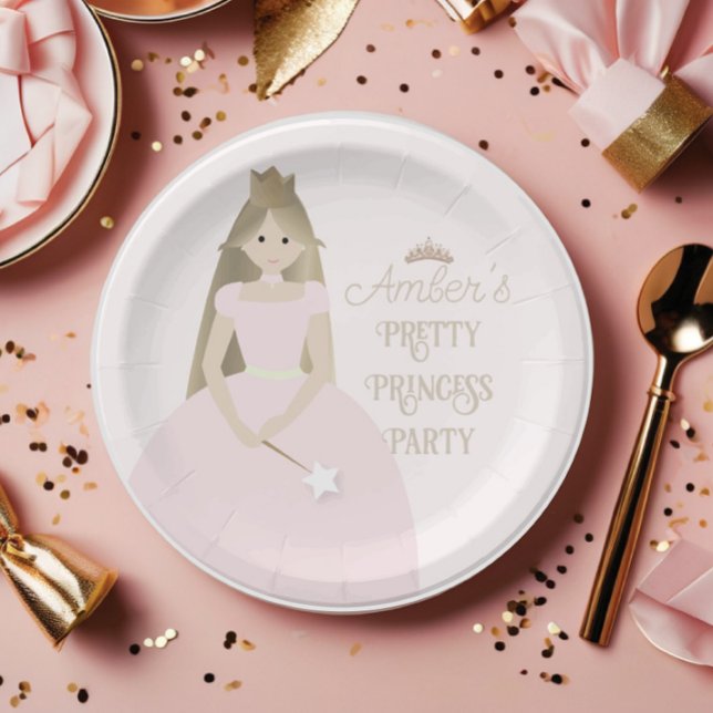 Party Pappteller (Pretty Princess Party Plate )