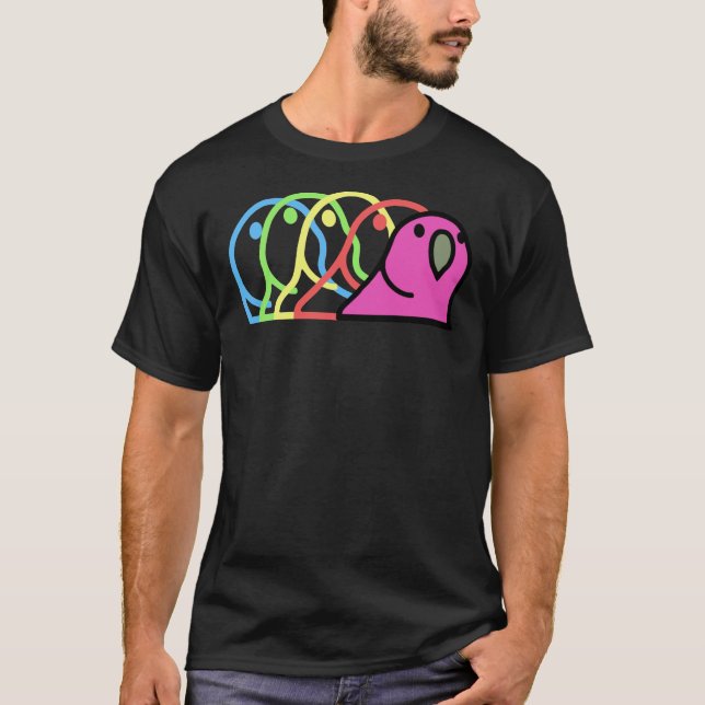 Party Parrot Emoji GIF Classic T - Shirt (Vorderseite)