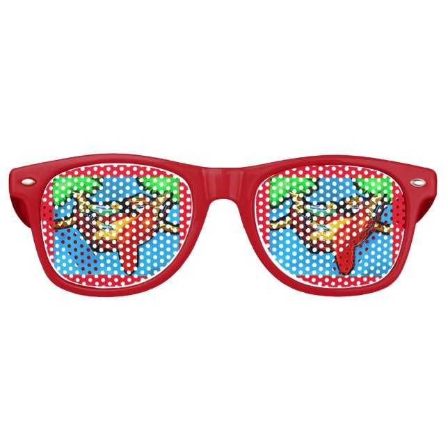 PARTY PARROT SONNENBRILLE (Vorderseite)
