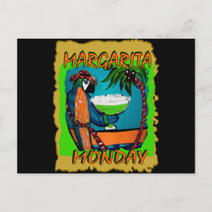 Party Parrots Einladungspostkarte