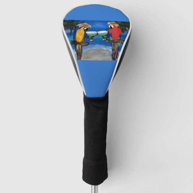 PARTY PARROTS GOLF HEADCOVER (Vorderseite)