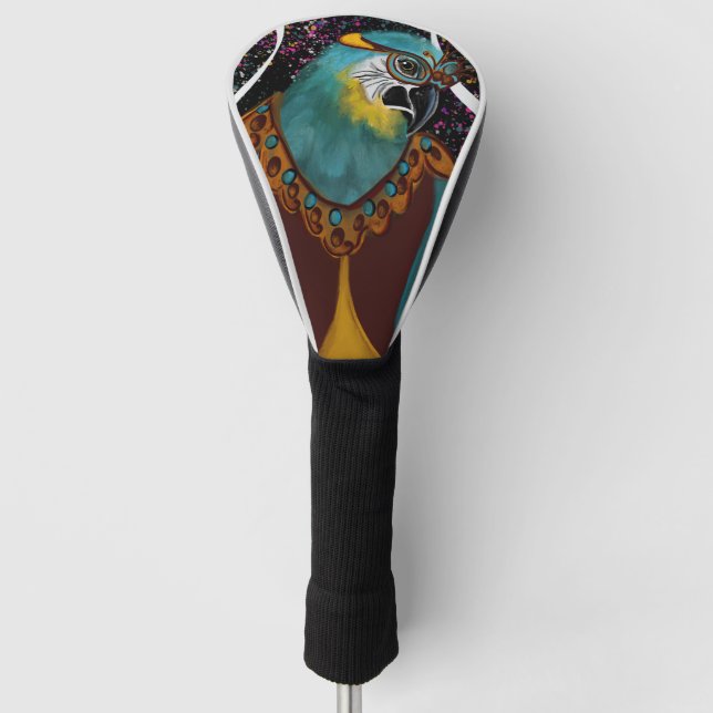 PARTY PARROTS GOLF HEADCOVER (Vorderseite)