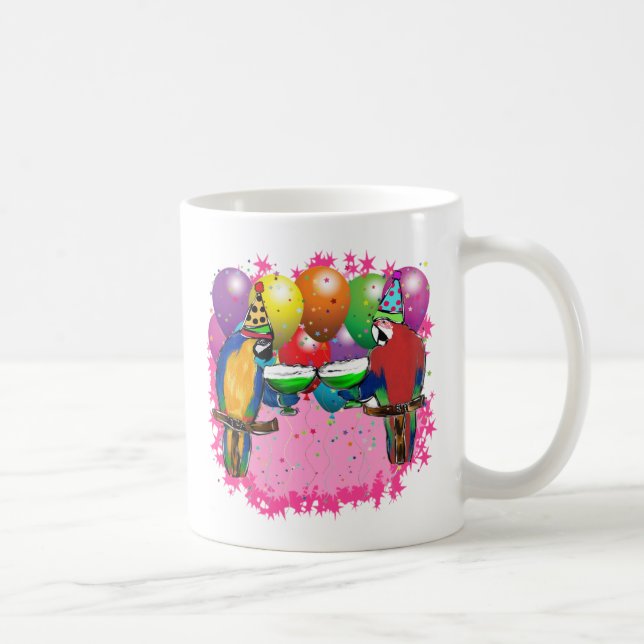 PARTY PARROTS KAFFEETASSE (Rechts)