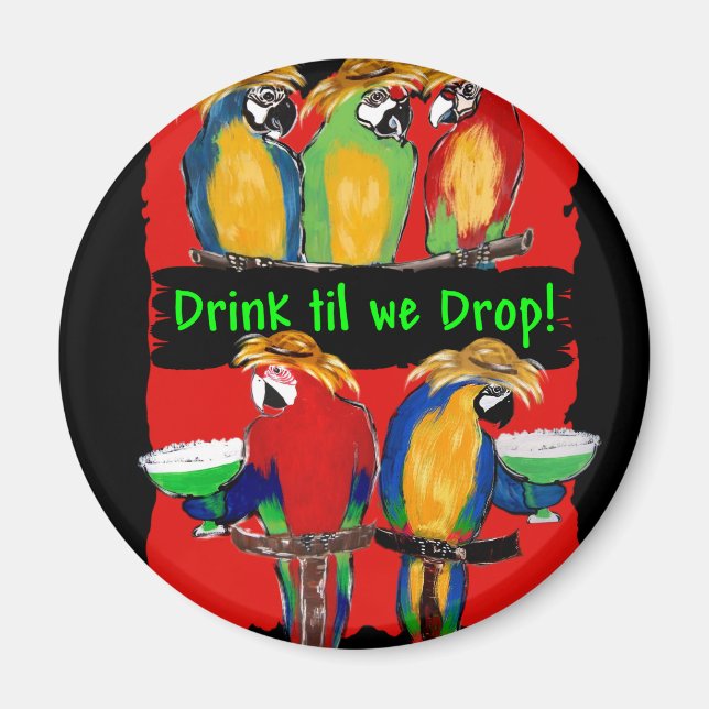 PARTY PARROTS MAGNET (Vorne)