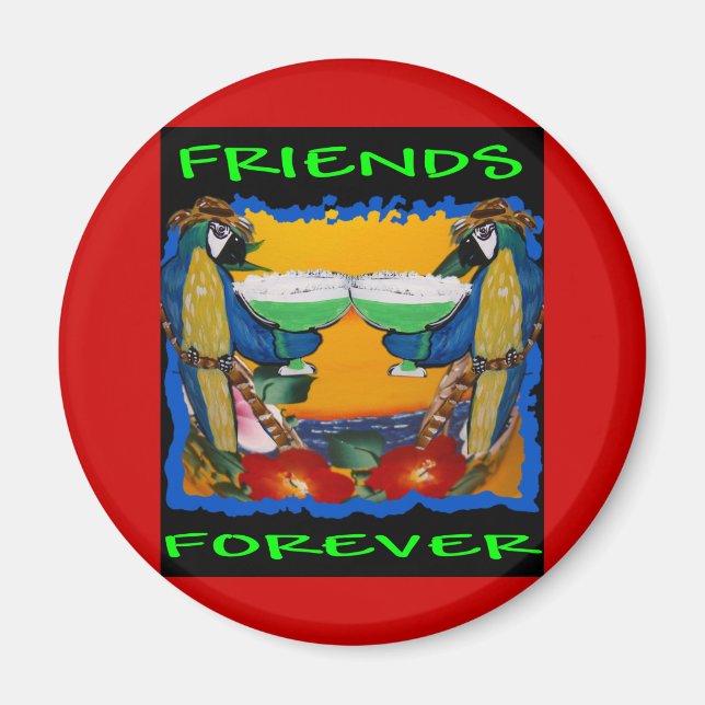 Party Parrots Magnet (Vorne)