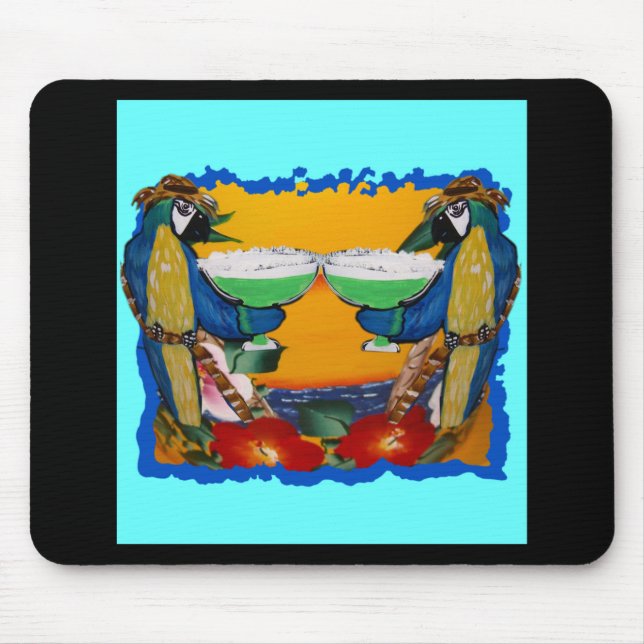 Party Parrots Mousepad (Vorne)