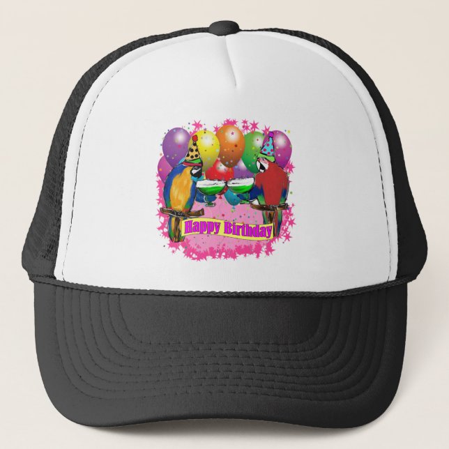PARTY PARROTS TRUCKERKAPPE (Vorderseite)
