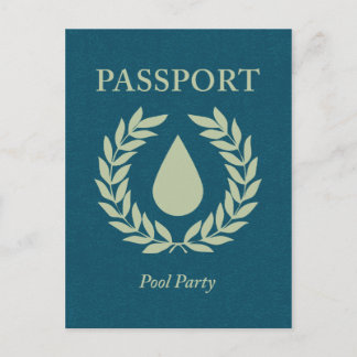 Party-Pass Einladungspostkarte