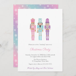 Party Pastel Nutcracker Einladung
