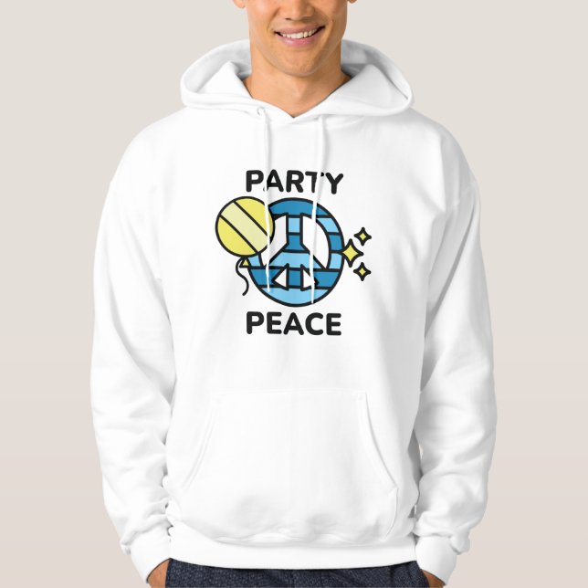 Party Peace Hoodie (Vorderseite)