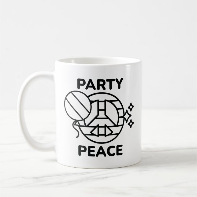 Party Peace Kaffeetasse (Links)