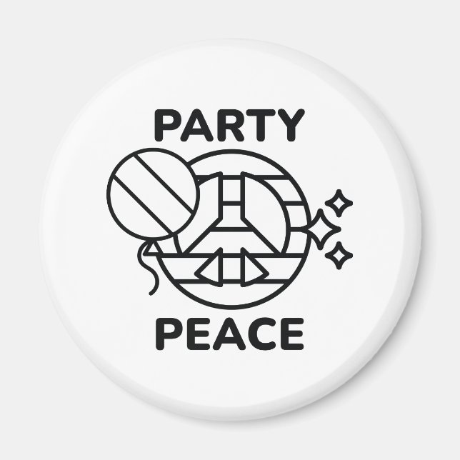 Party Peace Magnet (Vorne)