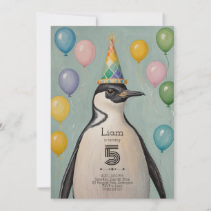 Party Penguin Einladung