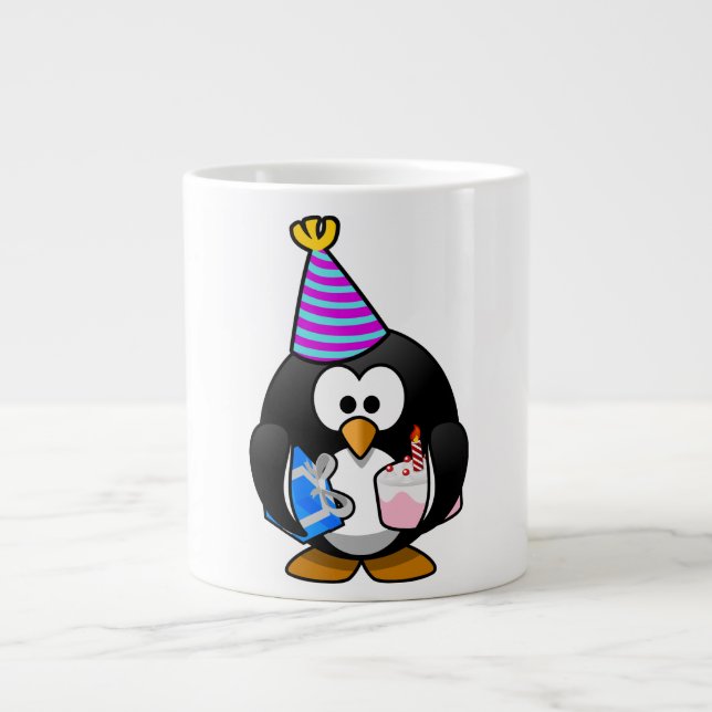 Party Penguin Jumbo-Tasse (Vorderseite)