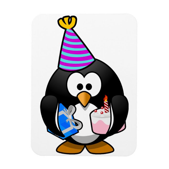 Party Penguin Magnet (Vertikal)
