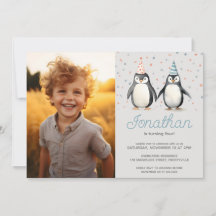 Party-Pinguine, rüber waddeln, Foto
