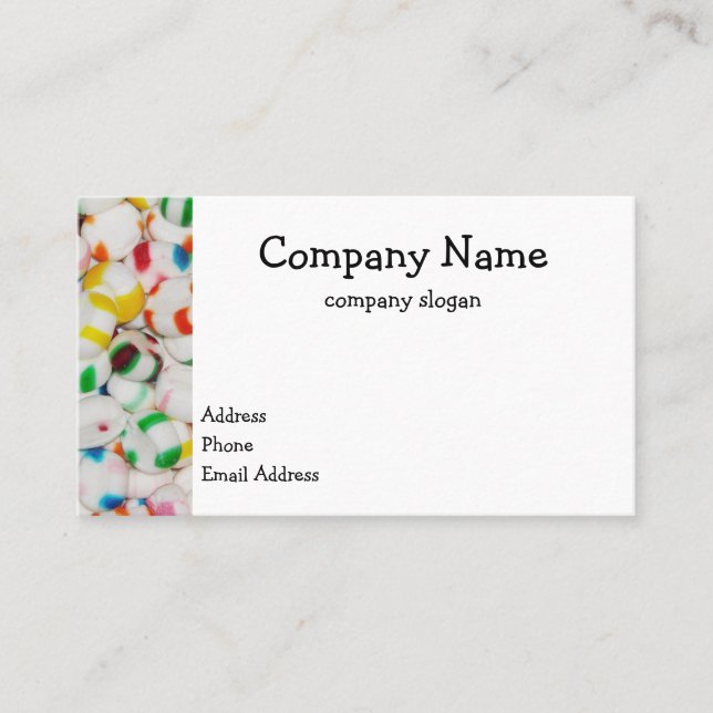 Party Planer Business Card Visitenkarte (Vorderseite)