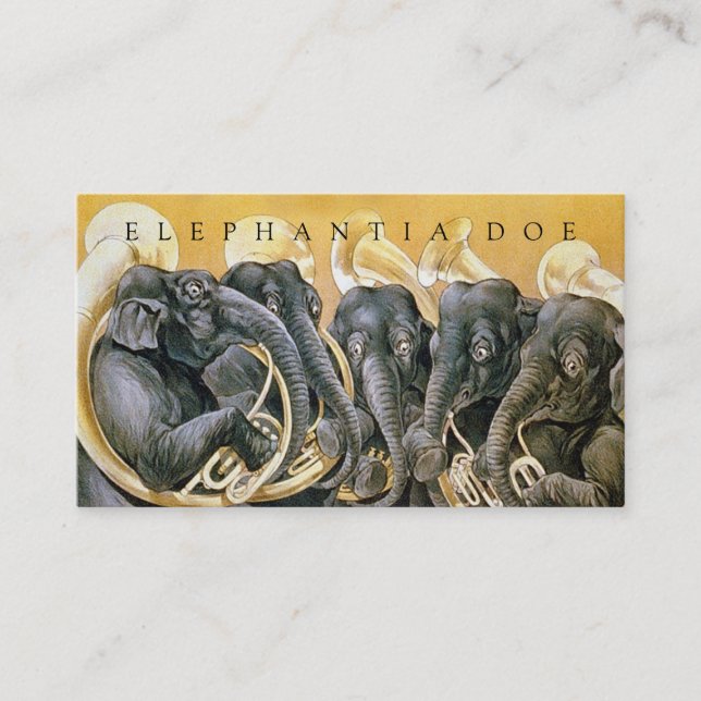 Party-Planer doppelseitig Visitenkarte (Vorderseite)