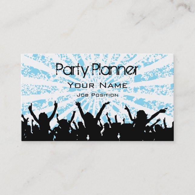 Party Planer Visitenkarte (Vorderseite)