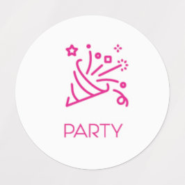 Party-Planner / Organisationsaufkleber / Etiketten