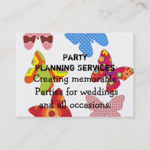 Party-Planung Visitenkarte
