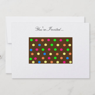 Party Polka Dot Einladung